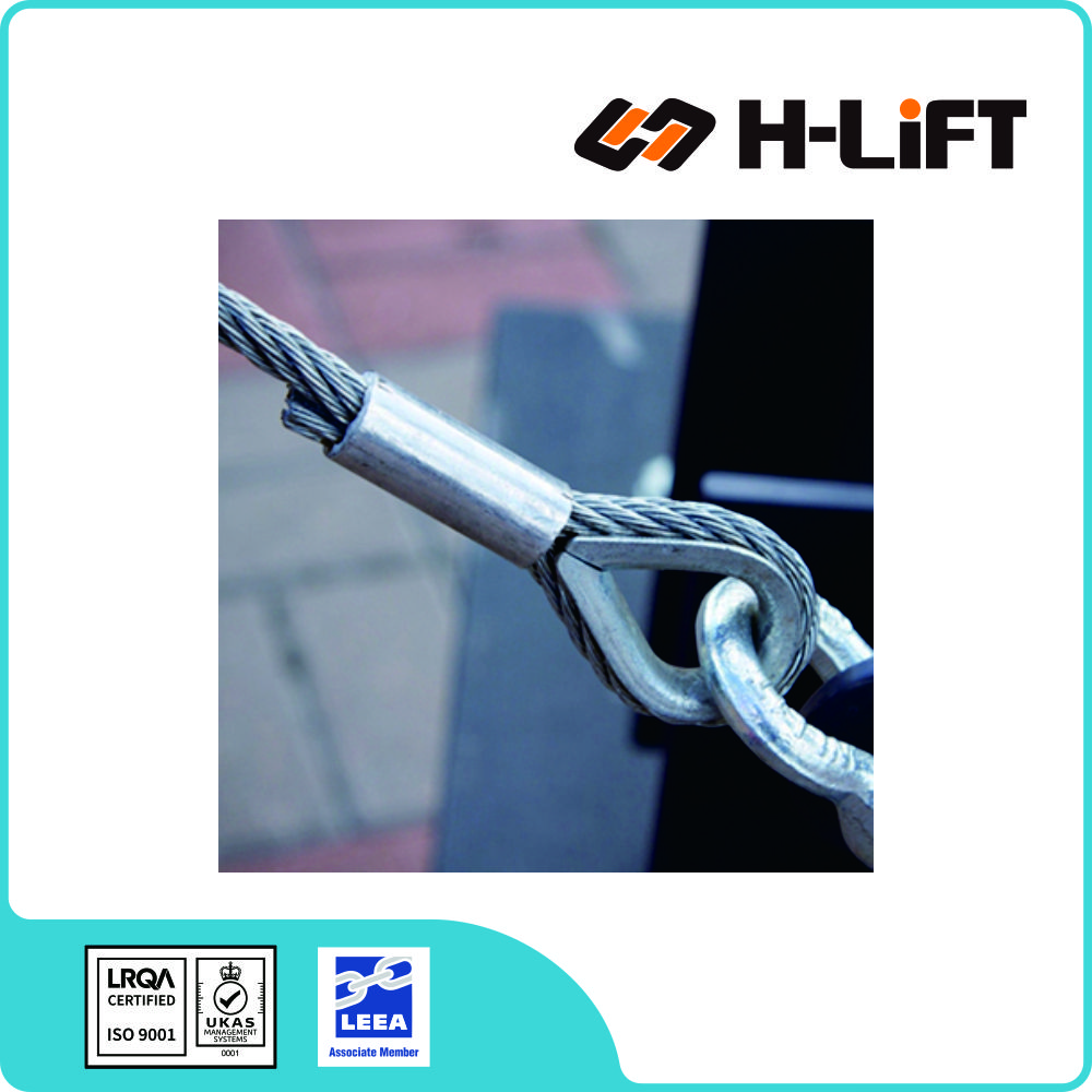 Wire Rope Slings & Fittings | EN 13414 & ASME B30.9 - H-Lift