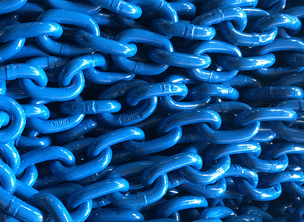 Blue E-Coated Lifting Chain