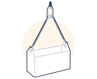 Two Leg Chain Sling Assembly