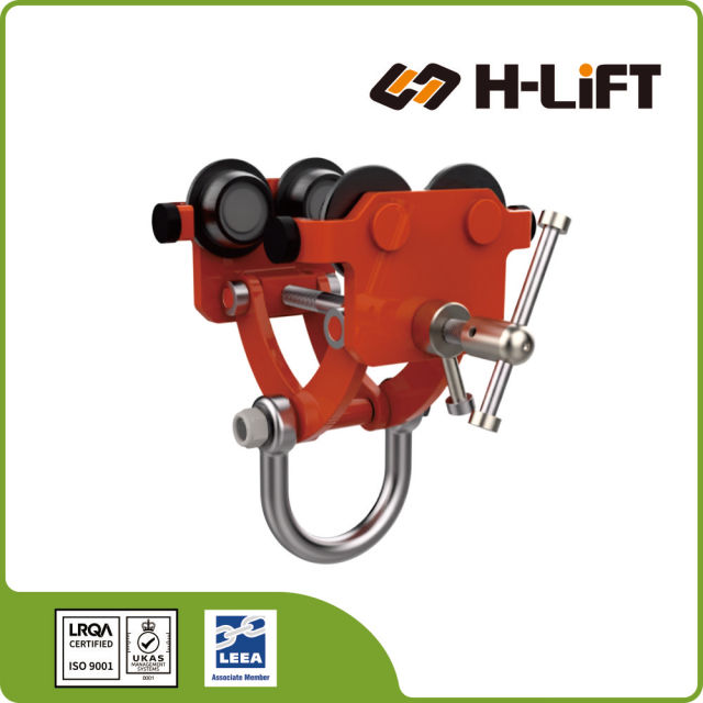 Push Trolley Clamp with Shackle TCPS type