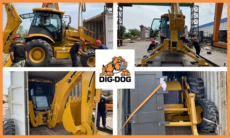 packaging and shipping of Power Tractor with Backhoe | Loader Backhoe Factory