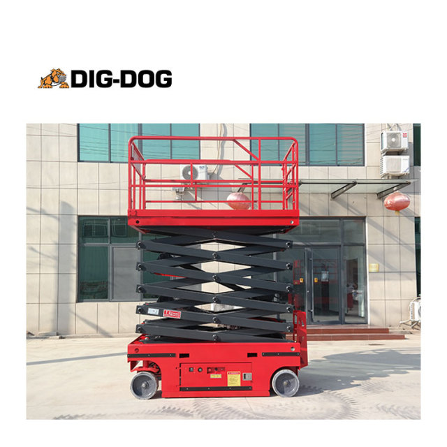 DIG-DOG Scissor lift factory all terrain mini manlift self propelled electric scissor lift Aerial work platform scissor lift,DIG‑DOG | Versatile Compact Excavators & Loaders for Tough Jobs