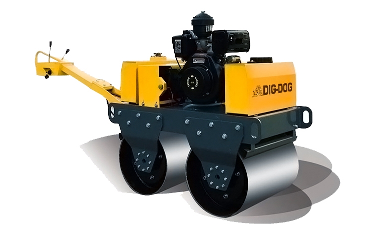 DIG-DOG DMR50 Walk-behind Double Drum Vibratory Road Roller