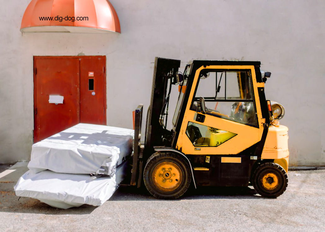 What is a Forklift- a 4 wheel forklift