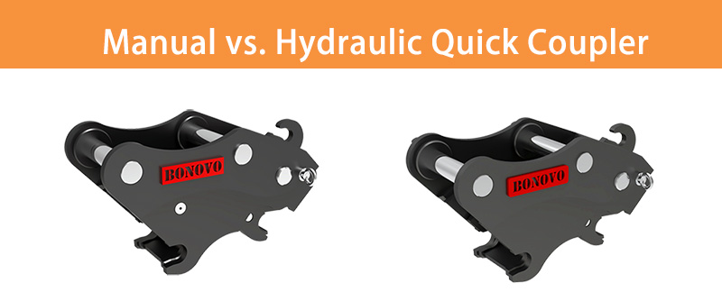 Manual vs. Hydraulic Quick Couplers