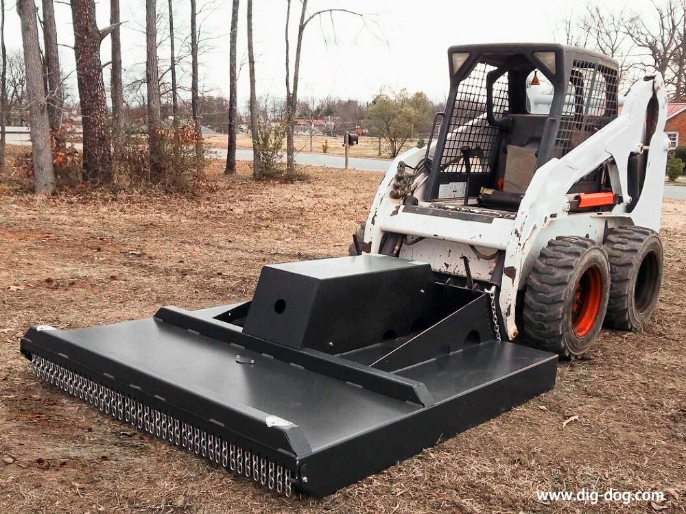a Skid Steer with Brush Cutter