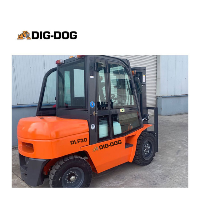 DIG-DOG DFL30 Diesel Forklift Truck 3 Ton,DIG‑DOG | Versatile Compact Excavators & Loaders for Tough Jobs