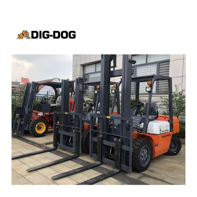 DIG-DOG DFL30 Diesel Forklift Truck 3 Ton,DIG‑DOG | Versatile Compact Excavators & Loaders for Tough Jobs
