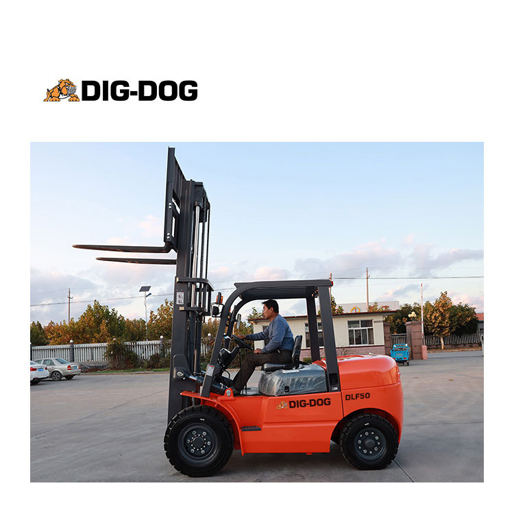 DIG-DOG DFL50 Diesel Forklift Truck 5 Ton,DIG‑DOG | Versatile Compact Excavators & Loaders for Tough Jobs