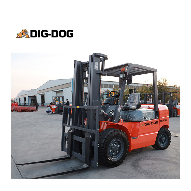 DIG-DOG DFL50 Diesel Forklift Truck 5 Ton,DIG‑DOG | Versatile Compact Excavators & Loaders for Tough Jobs
