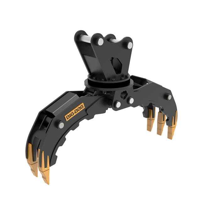 DIG-DOG RG20 Hydraulic Rotating Grapple for Excavator 20-28 ton,DIG‑DOG | Versatile Compact Excavators & Loaders for Tough Jobs