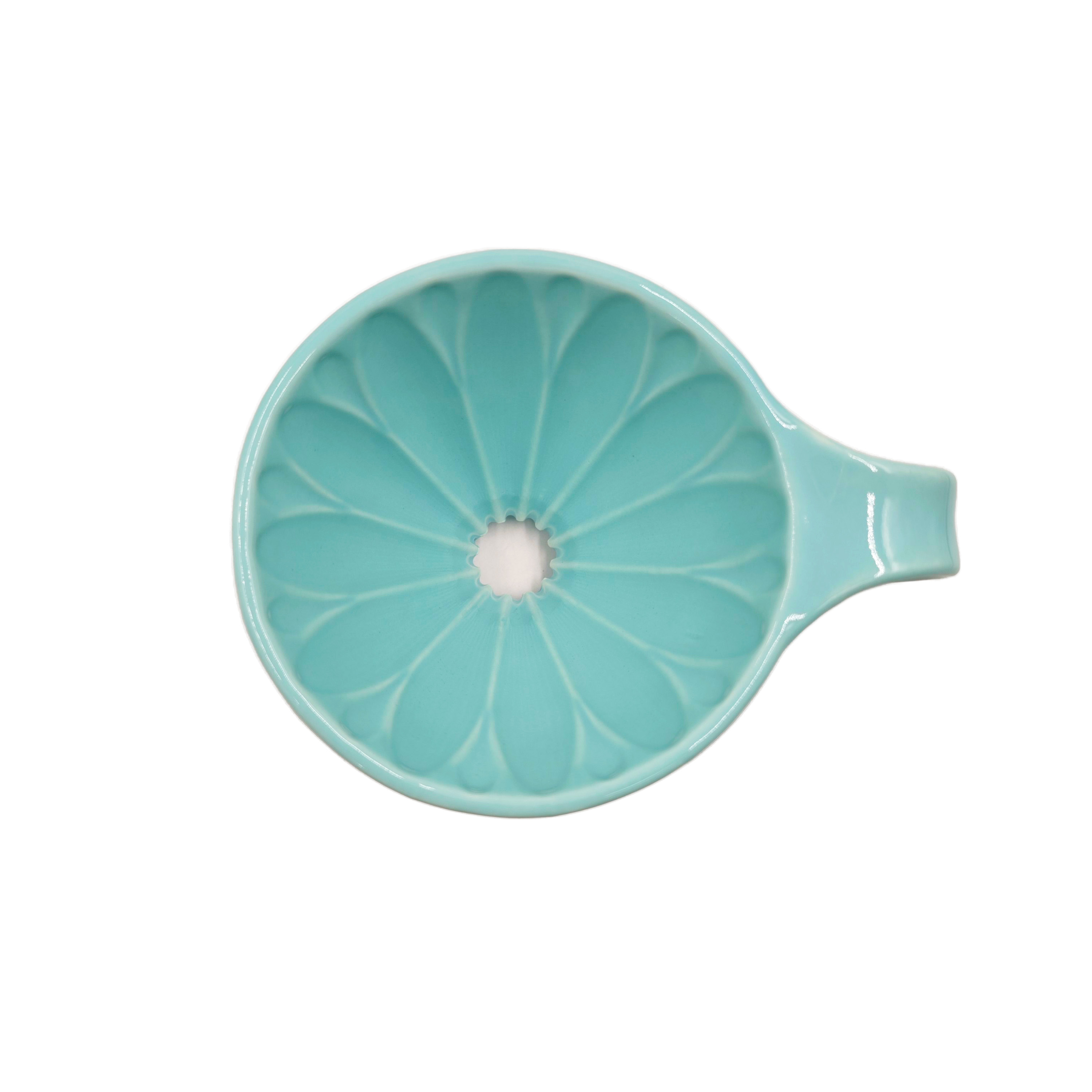 Light Blue Ceramic Coffee Dripper
