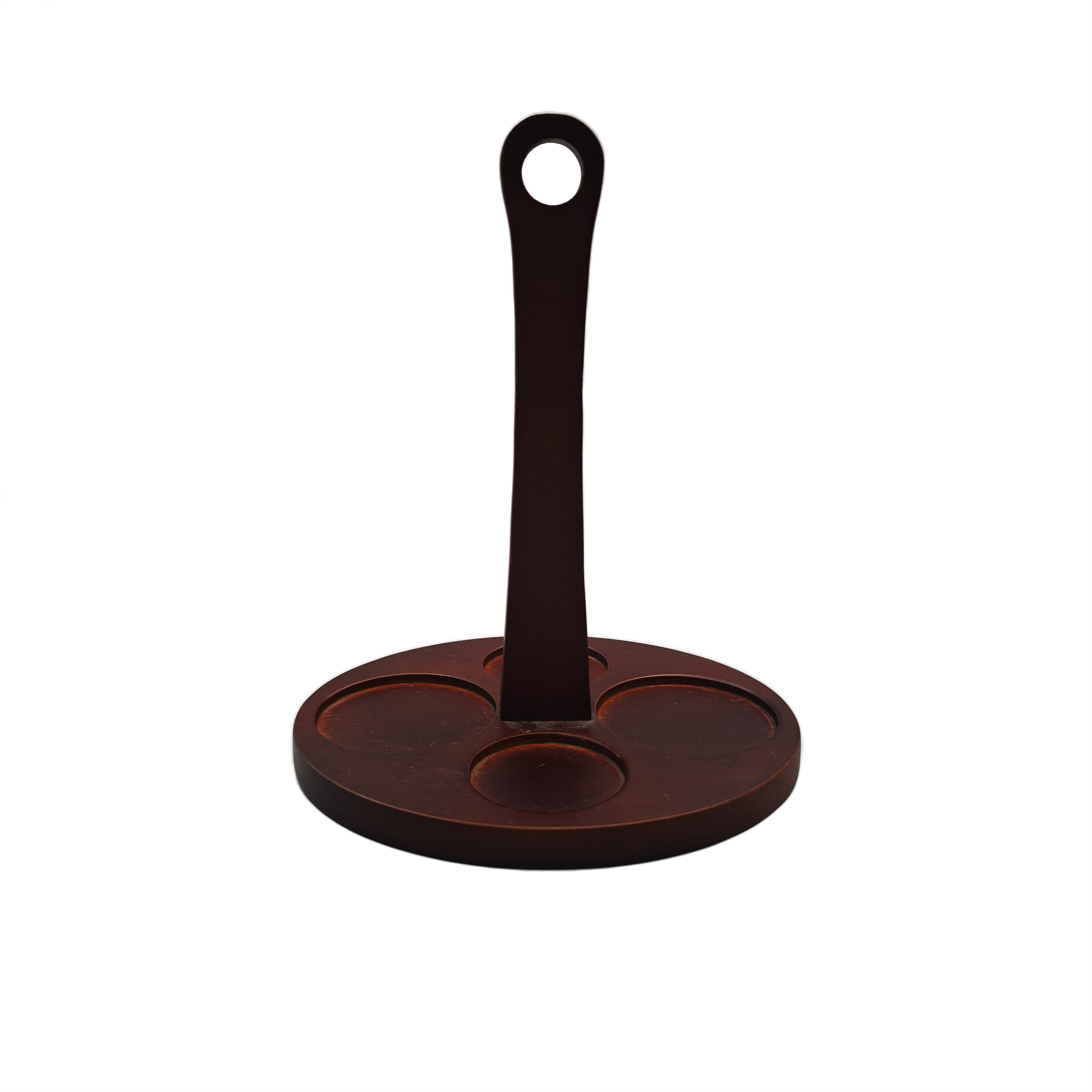 Floral - Patterned Kitchen Condiment Set with Wooden Holder
