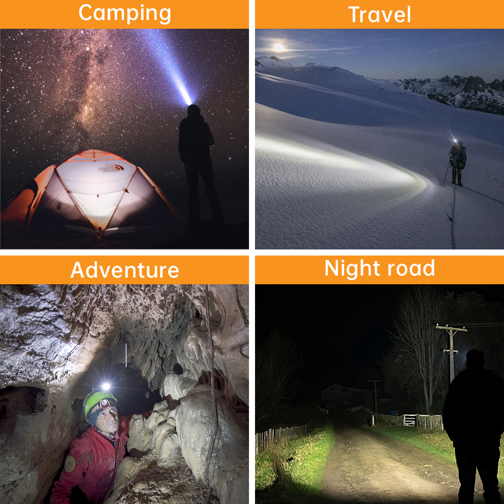 HS20 XHP50 5000K 2400лм USB C перезаряжаемый налобный  фонарь 18650 налобный