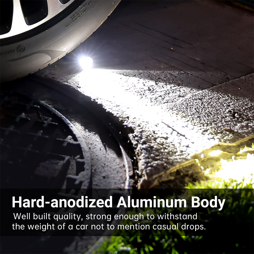 SR12 6000-6500K EDC фонарик 1450LM Мощный свет 18650 USB C Перезаряжаемый фонарь IP68