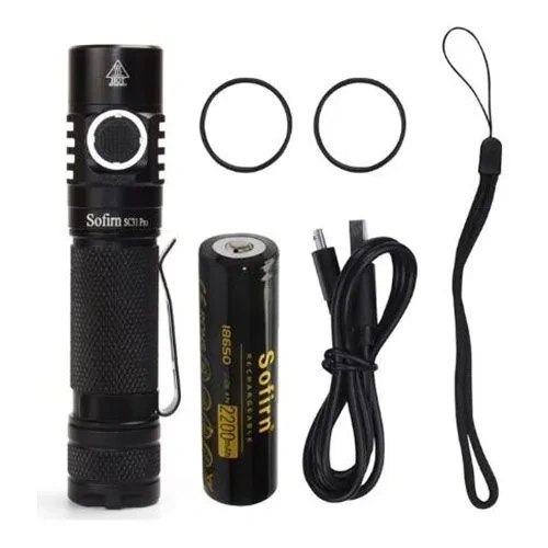 SC31 Pro 5000К 6000K аккумуляторный светодиодный фонарик мощный 2000лм 18650 фонарь Anduril 2.0