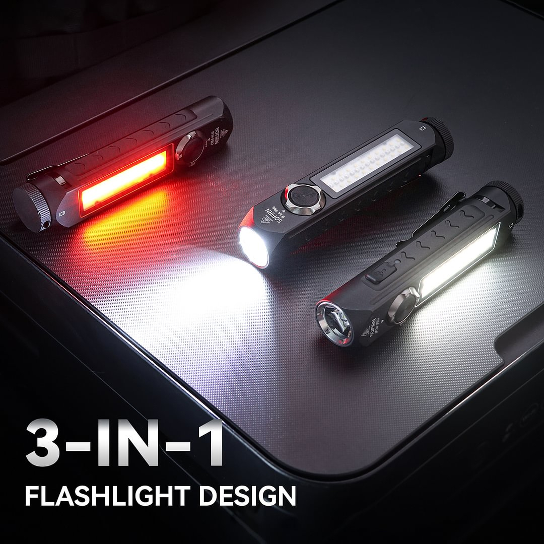 IF24 PRO SFT40 RGB Фонарь 5000K 1800лм аккумуляторный фонарик 18650 USB C Точечный светильник с магнитом