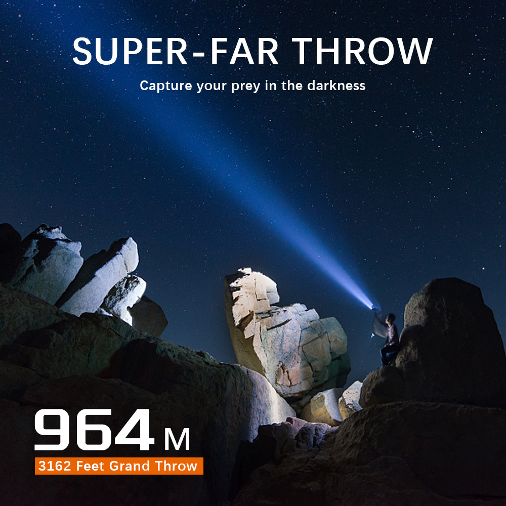 SF26 6000K SFT40 Тактический фонарь 21700 2000лм Дальнобойный Type-c аккумуляторный фонарь с двойным хвостовым переключателем