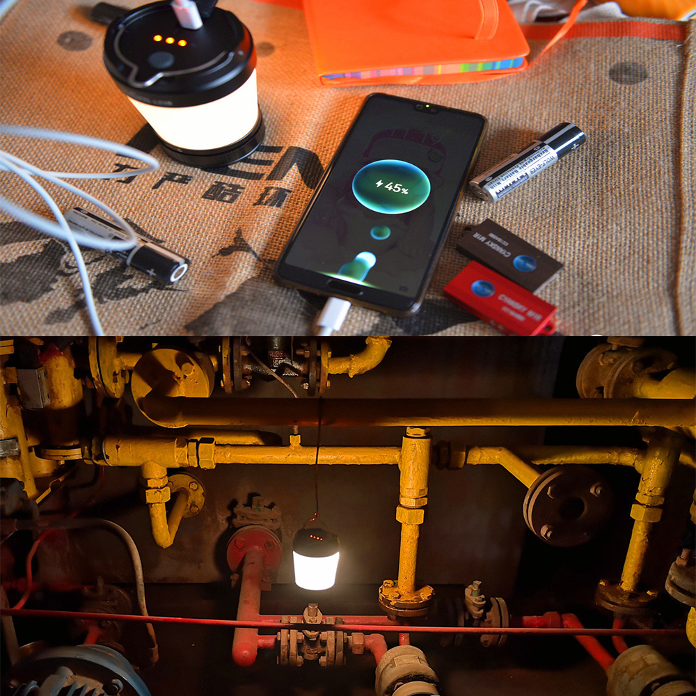 LT1S CSP1919 2700К-6500К 21700 аккумуляторный фонарик для кемпинга Type-C перезаряжаемый с обратной зарядкой