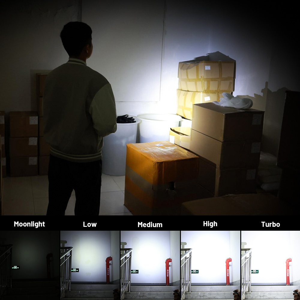 SC13 6000K SST40 LED 1300лм Мини Тактический фонарик 18350 6000K Аккумуляторный фонарь для ключей