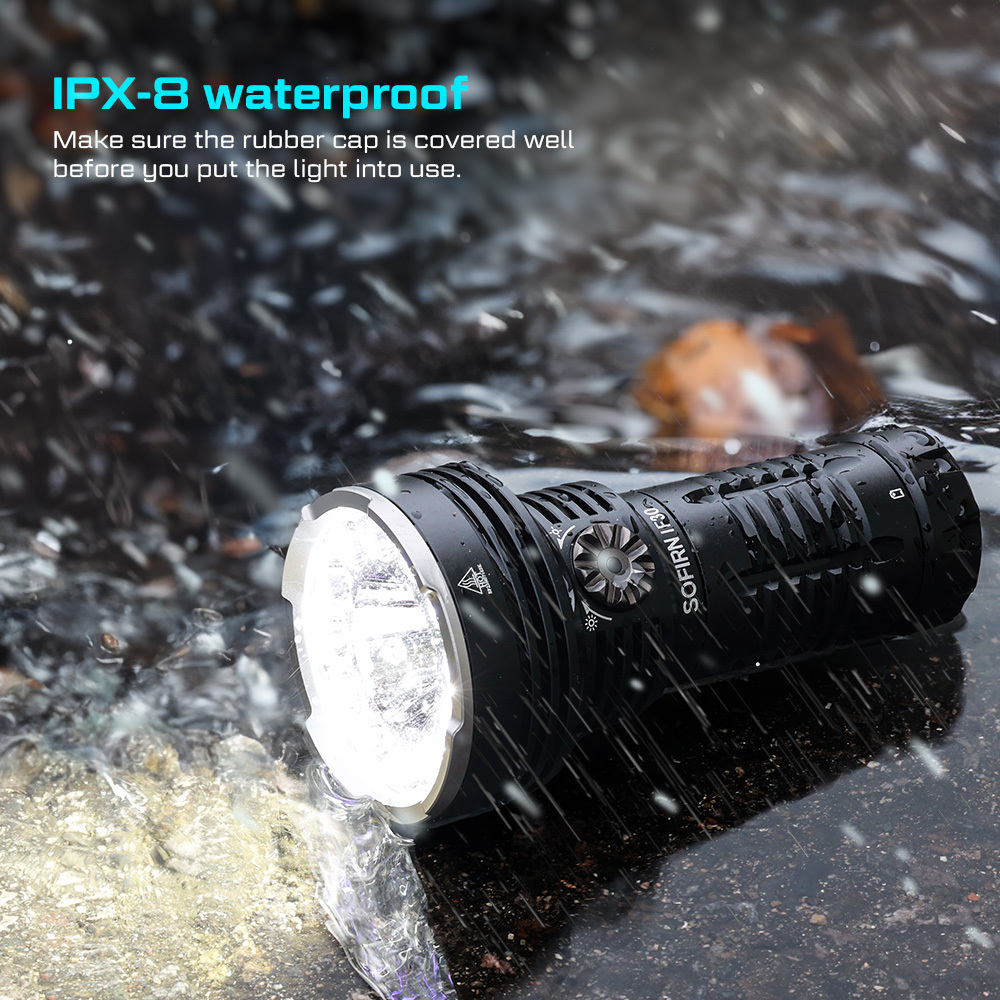 IF30 6000K SFT40 Мощный светодиодный фонарик 12000лм 32650 аккумуляторный фонарь Type-c