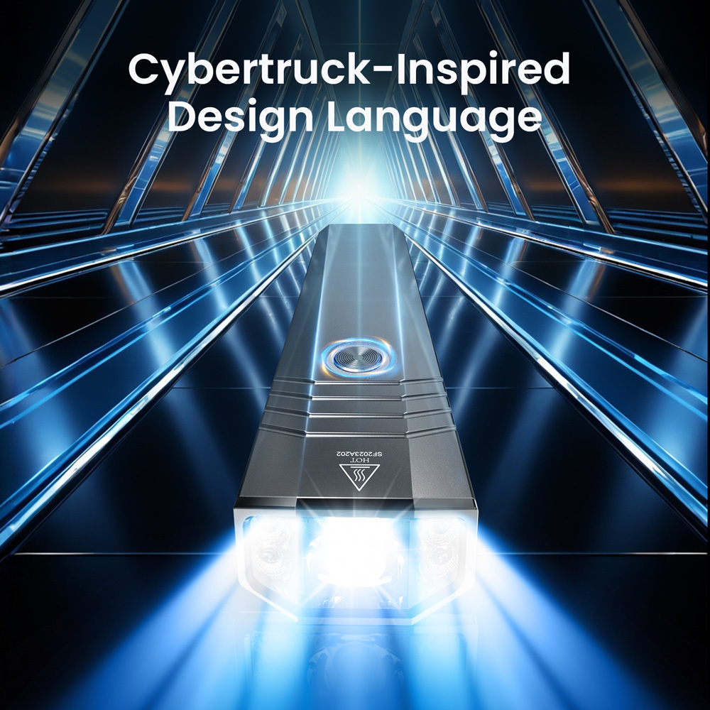 Sofirn ST1 1500lm Плоский фонарик SFT25R 5000K-6500K Белый свет, перезаряжаемый Type-C, серый