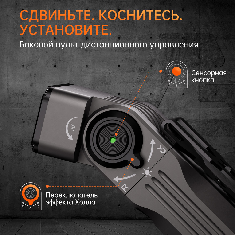 SOFIRN ST2 3000lm сильным светом фонарик , 6000K белый красный УФ свет 3 в 1, вращающийся на 90 , магнитный светильник, подходящий для наружного освещения и обслуживания автомобилей