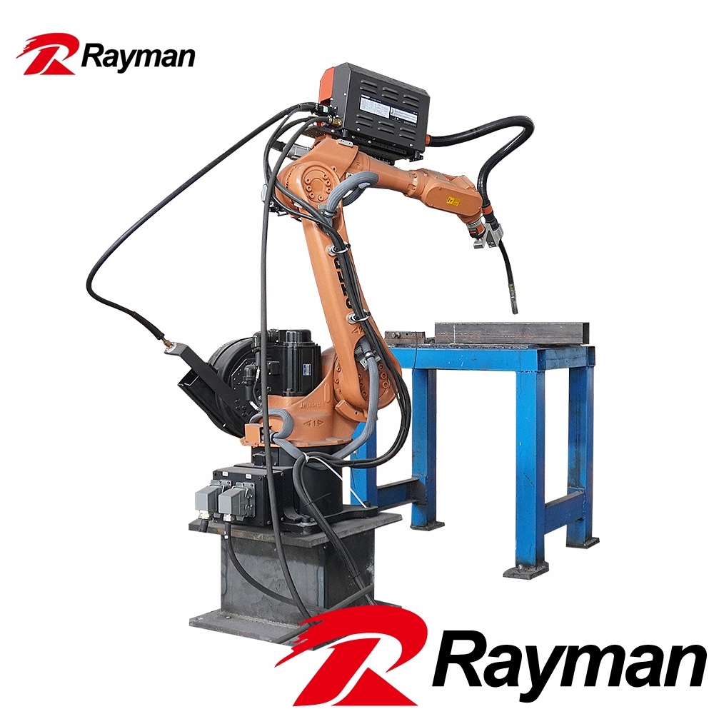 Se utiliza para la pulverización y el procesamiento del brazo robot industrial general de 6 ejes robot de soldadura manipulación del brazo, cojinete de soldadura 8KG.