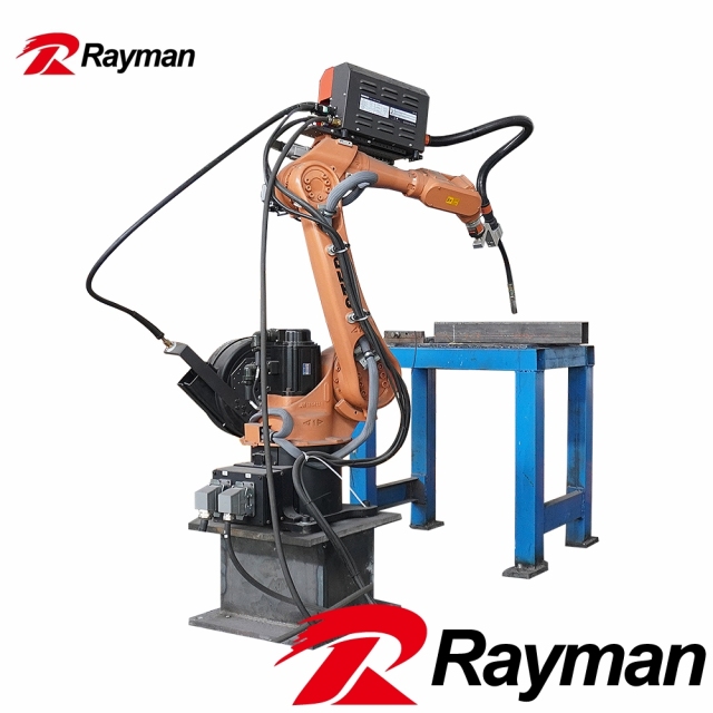 Se utiliza para la pulverización y el procesamiento del brazo robot industrial general de 6 ejes robot de soldadura manipulación del brazo, cojinete de soldadura 8KG.