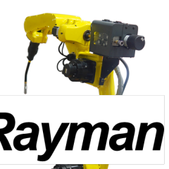 Se utiliza para la pulverización y el procesamiento del brazo robot industrial general de 6 ejes robot de soldadura manipulación del brazo, cojinete de soldadura 8KG.