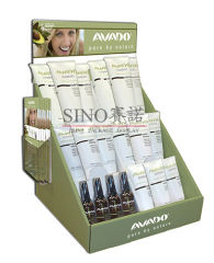 Facial cleanser strore sales cardboard counter top display