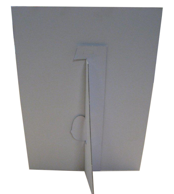 Glasses advertising printed cardboard standee