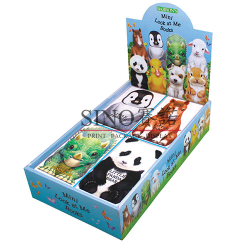 Animal card counter top display box,POP display stand, custom made display rack manufacturer, Paper Package Boxes, Gift boxes, Shopping bag factory China factory, Sino Printing & Packaging,Animal card counter top display box