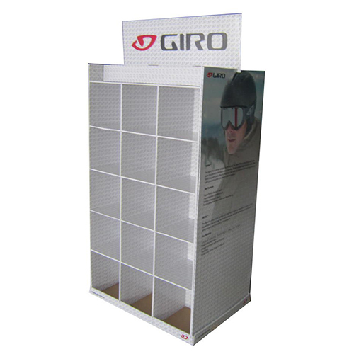 Crash Helmet Point of sales two sided corrugated cardboard Pallet display stand,POP display stand, custom made display rack manufacturer, Paper Package Boxes, Gift boxes, Shopping bag factory China factory, Sino Printing & Packaging,Crash Helmet Point of sales two sided corrugated cardboard Pallet display stand