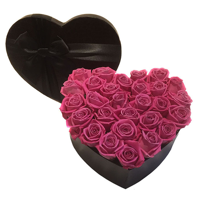 Hearted shape flower gift box with ribbon,POP display stand, custom made display rack manufacturer, Paper Package Boxes, Gift boxes, Shopping bag factory China factory, Sino Printing & Packaging,Hearted shape flower gift box with ribbon