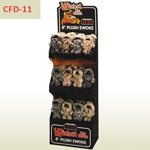 POP Plush toys promotion cardboard display stand,POP display stand, custom made display rack manufacturer, Paper Package Boxes, Gift boxes, Shopping bag factory China factory, Sino Printing & Packaging,display stand,retail display,pop display,cardboard promotions,pdq display