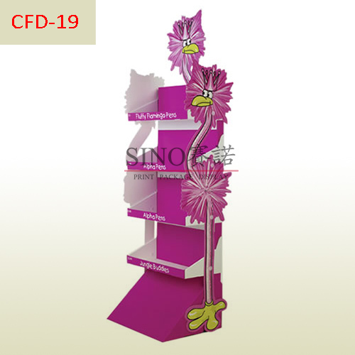 Custom shape and printing cardboard shelves display rack,POP display stand, custom made display rack manufacturer, Paper Package Boxes, Gift boxes, Shopping bag factory China factory, Sino Printing & Packaging,Custom shape and printing cardboard shelves display rack
