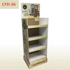 Coffee bag retail Cardboard Display rack