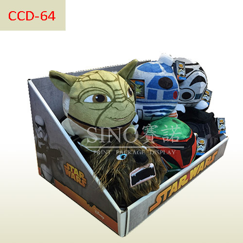 Star wars toys sales cardboard counter top display box,POP display stand, custom made display rack manufacturer, Paper Package Boxes, Gift boxes, Shopping bag factory China factory, Sino Printing & Packaging,Star wars toys sales cardboard counter top display box