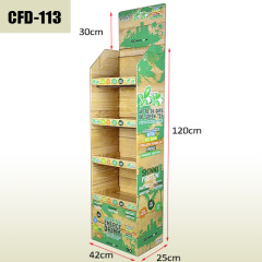 Protein bar retail cardboard floor display stand,POP display stand, custom made display rack manufacturer, Paper Package Boxes, Gift boxes, Shopping bag factory China factory, Sino Printing & Packaging,Protein bar retail cardboard floor display stand