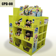 Custom printed Cardboard Pallet Display Stand for dolls toys,POP display stand, custom made display rack manufacturer, Paper Package Boxes, Gift boxes, Shopping bag factory China factory, Sino Printing & Packaging,Custom printed Cardboard Pallet Display Stand for dolls toys