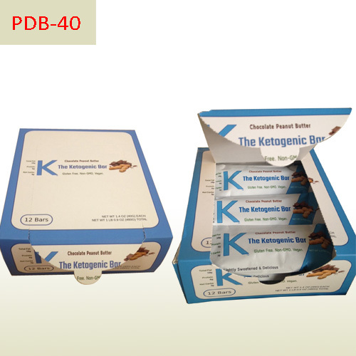Chocolate protein energy bar packaging box open on top,POP display stand, custom made display rack manufacturer, Paper Package Boxes, Gift boxes, Shopping bag factory China factory, Sino Printing & Packaging,Chocolate protein energy bar packaging box open on top