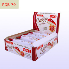 Chocolate protein bar package display box,POP display stand, custom made display rack manufacturer, Paper Package Boxes, Gift boxes, Shopping bag factory China factory, Sino Printing & Packaging,Chocolate protein bar package display box