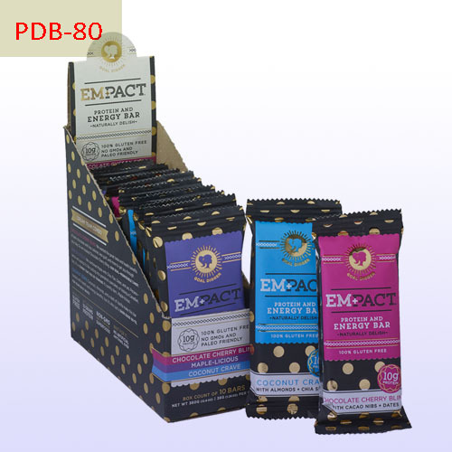 Protein and energy bar counter display package box,POP display stand, custom made display rack manufacturer, Paper Package Boxes, Gift boxes, Shopping bag factory China factory, Sino Printing & Packaging,Protein and energy bar counter display package box