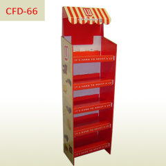 Bakery bread corrugated floor display stand,POP display stand, custom made display rack manufacturer, Paper Package Boxes, Gift boxes, Shopping bag factory China factory, Sino Printing & Packaging,Bakery bread corrugated floor display stand