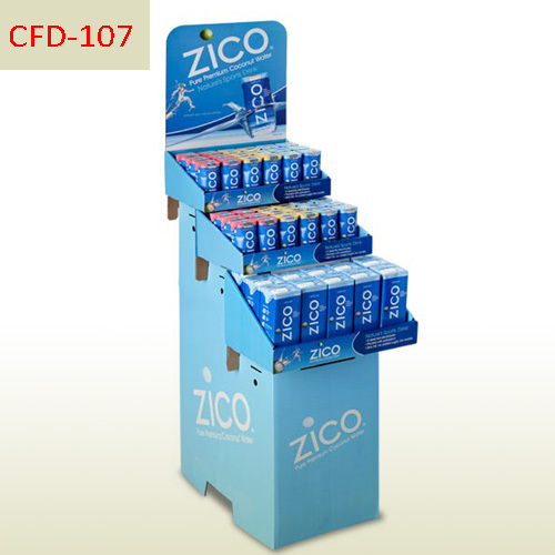 Sport energy drinks retail cardboard floor display stand,POP display stand, custom made display rack manufacturer, Paper Package Boxes, Gift boxes, Shopping bag factory China factory, Sino Printing & Packaging,Sport energy drinks retail cardboard floor display stand