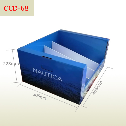 Spandex Knit panties cardboard counter top display box
