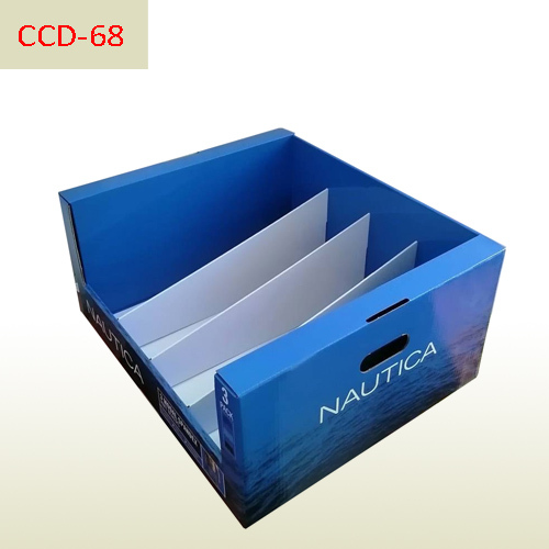 Spandex Knit panties cardboard counter top display box