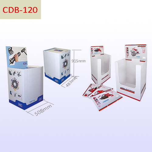 Fully built and filled and shipped corrugated cardboard display dump bin for football,POP display stand, custom made display rack manufacturer, Paper Package Boxes, Gift boxes, Shopping bag factory China factory, Sino Printing & Packaging,Fully built and filled and shipped corrugated cardboard display dump bin for football