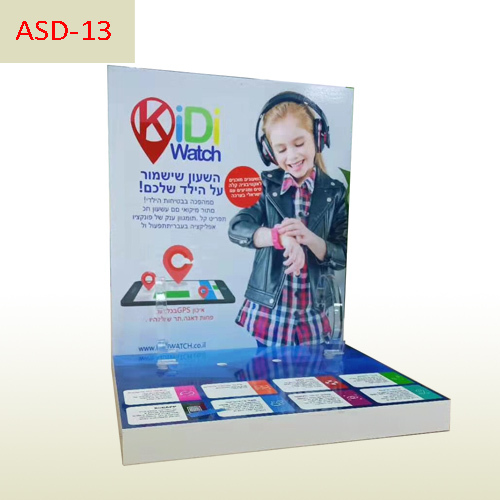 Counter top Acrylic display stand for kid's watches,POP display stand, custom made display rack manufacturer, Paper Package Boxes, Gift boxes, Shopping bag factory China factory, Sino Printing & Packaging,Counter top Acrylic display stand for kid's watches